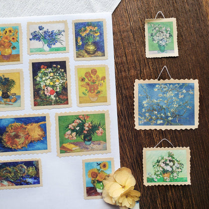 Stickii Sticker Sheet; Van Gogh's Flowers