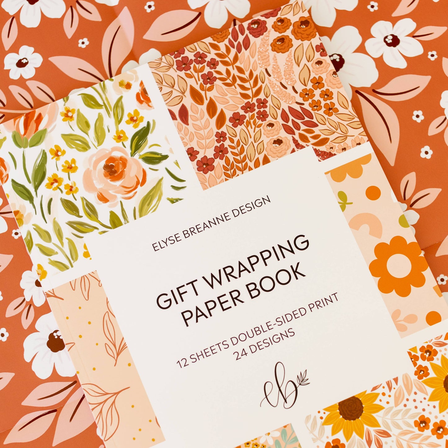 Gift Wrapping Paper Book (24 Designs) By Elyse Breanne Design