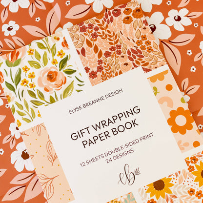 Gift Wrapping Paper Book (24 Designs) By Elyse Breanne Design