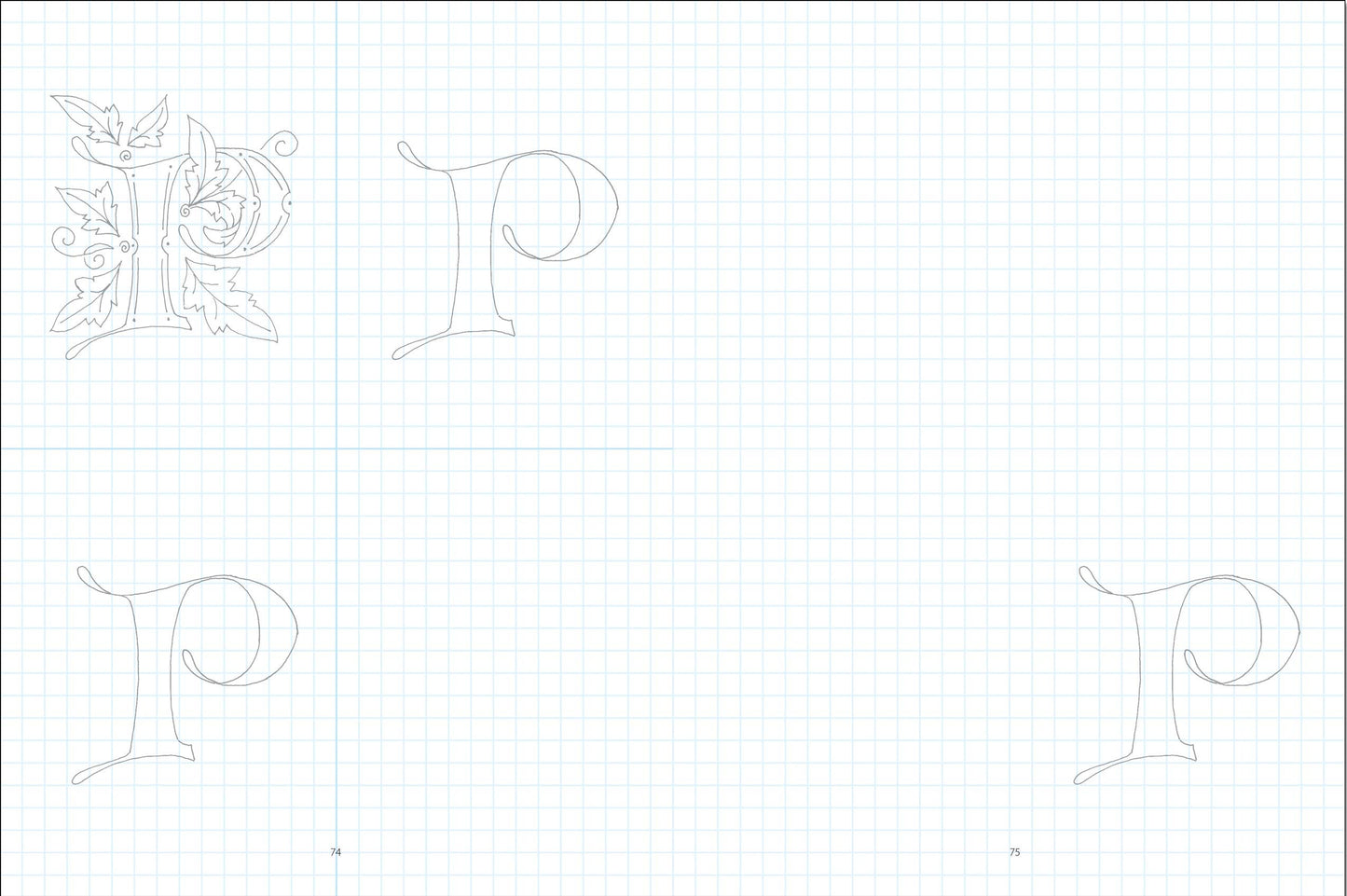 Sketchbook; Illuminated Letters