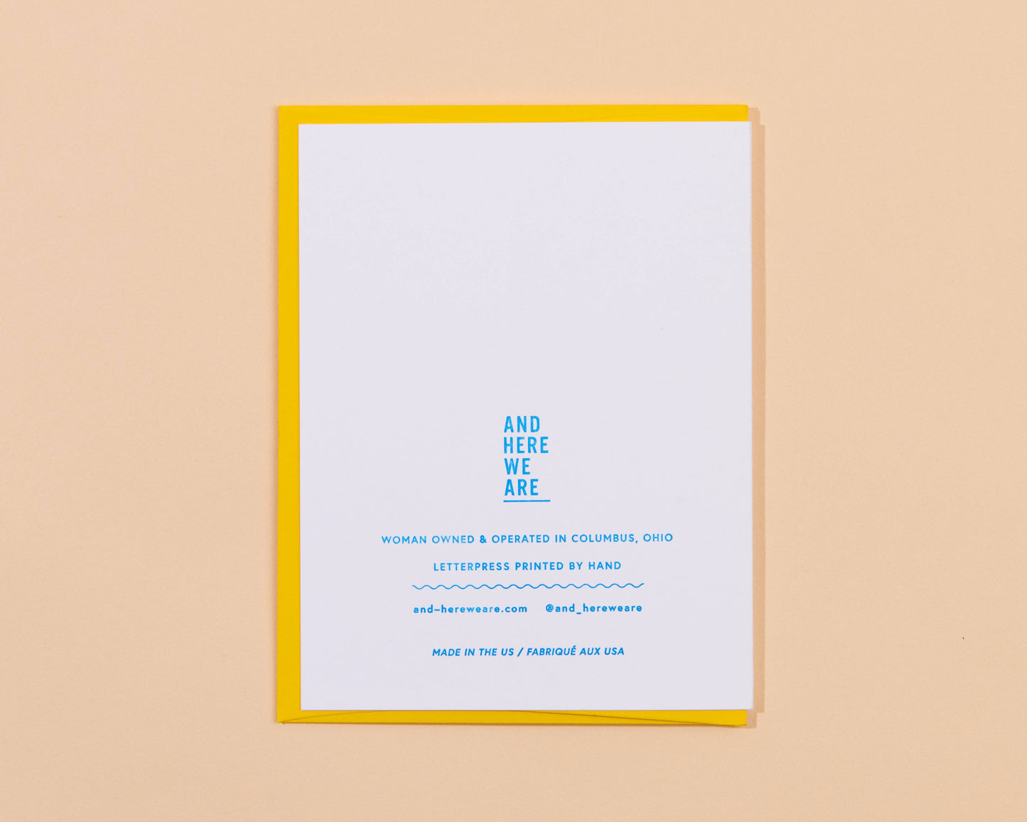 Thank You Card; Teacher Appreciation Ribbon (Teacher Gift, Letterpress)