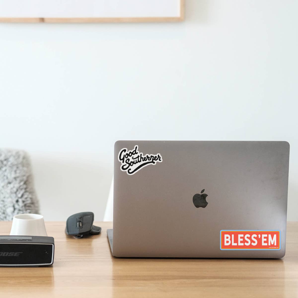 Good Southerner Vinyl Sticker; Bless'em