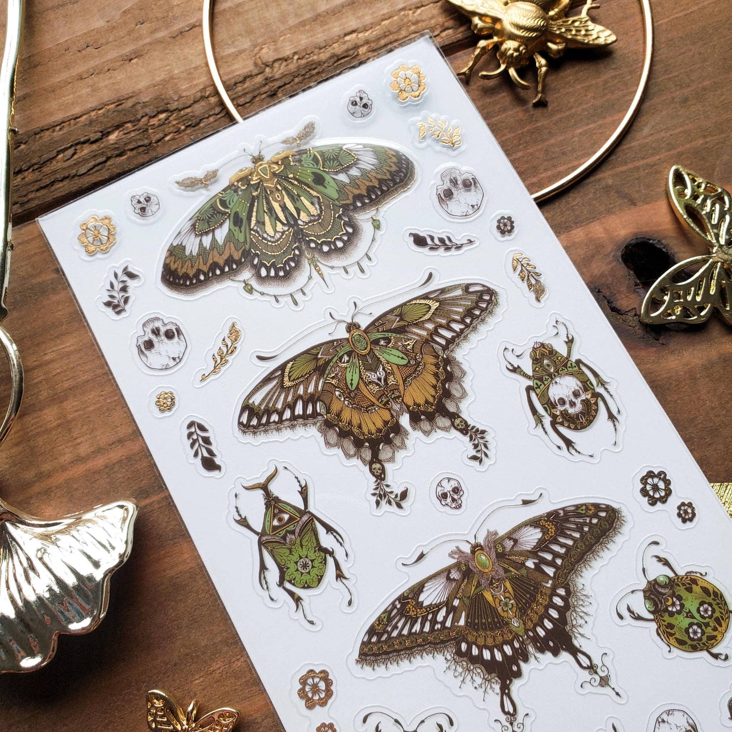 Stickii Sticker Sheet; Mystic Moths