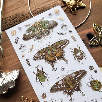 Stickii Sticker Sheet; Mystic Moths