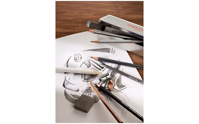 Caran D'Ache Sketching Set; Graphite Line