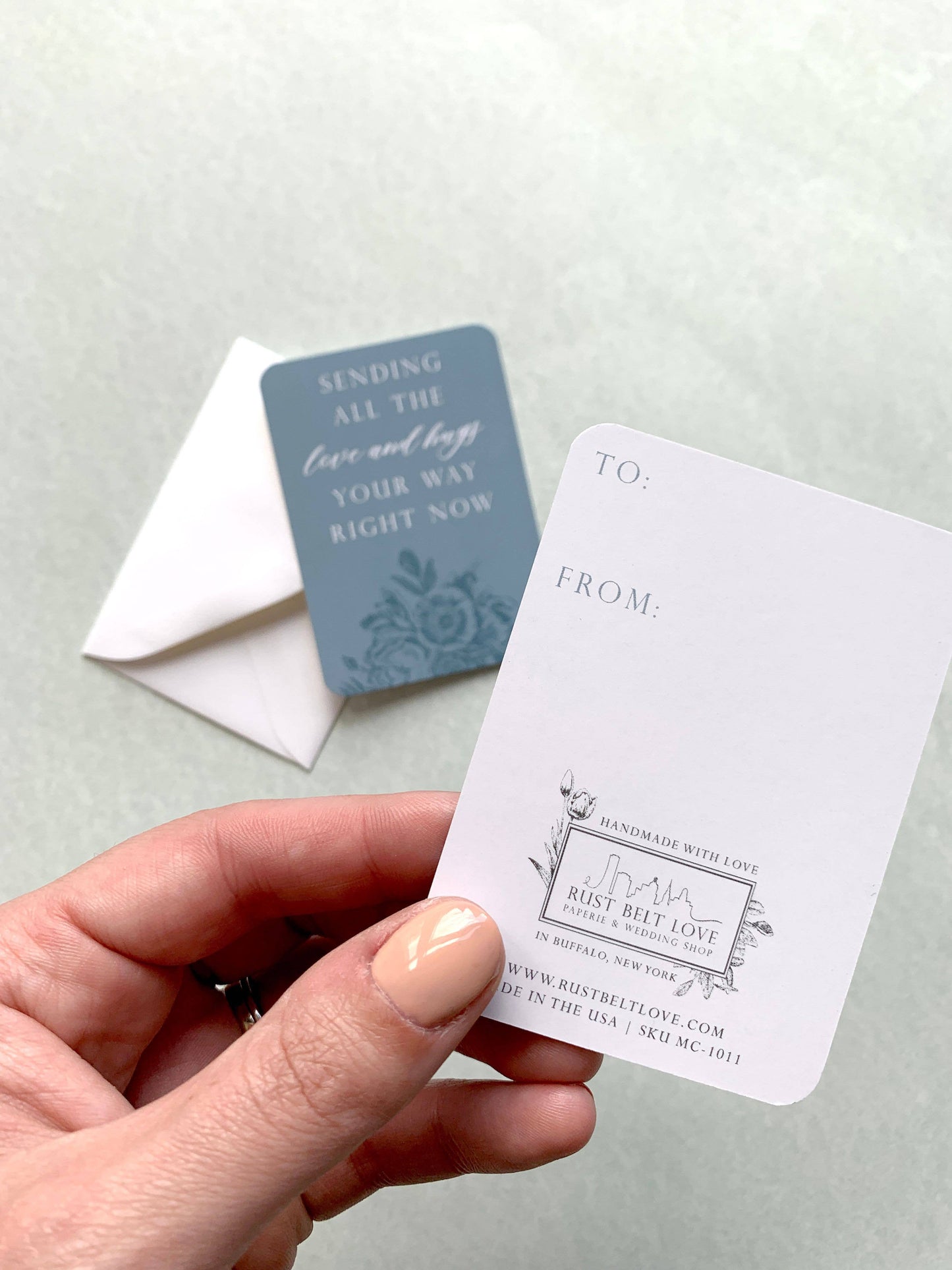 Mini Card; Love and Hugs (With Envelope)