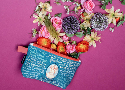 Zipper Bag; Jane Austen