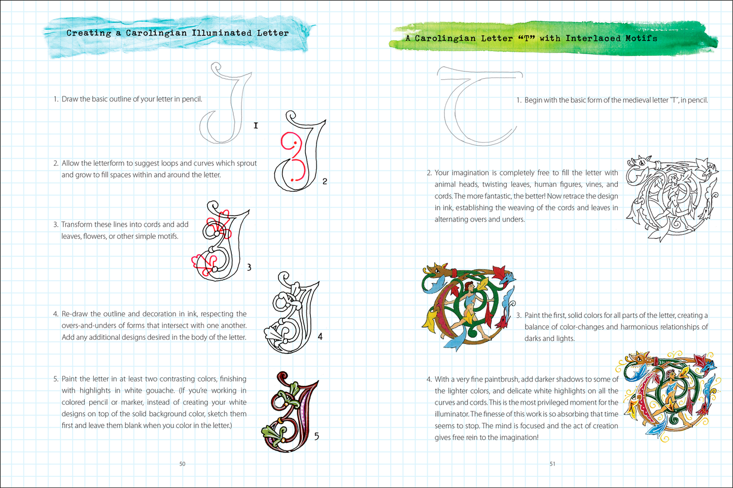 Sketchbook; Illuminated Letters