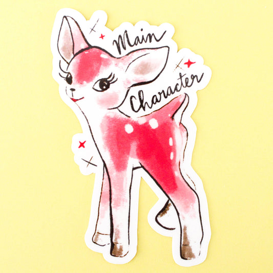 Vinyl Sticker; Main Character Deer