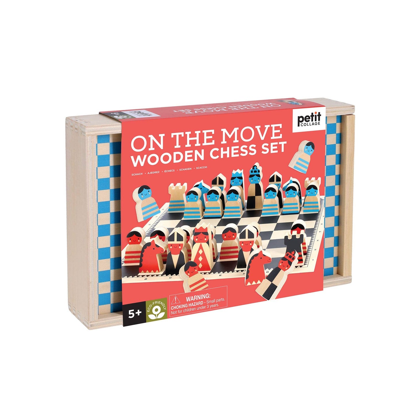 Chess Set; On The Move (Wooden)