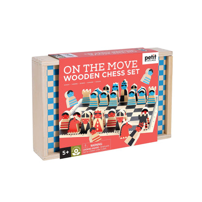 Chess Set; On The Move (Wooden)