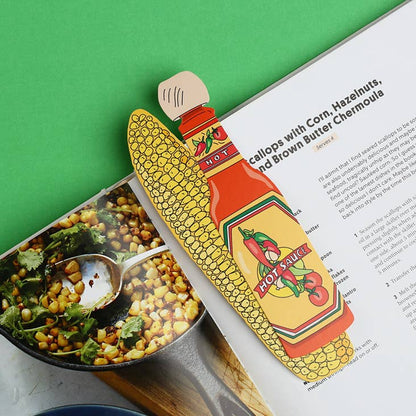 Bookmark; Hot Sauce (Die Cut) By Humdrum Paper
