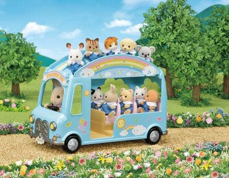 Calico Critters; Sunshine Nursery Bus (Collectible Toys)