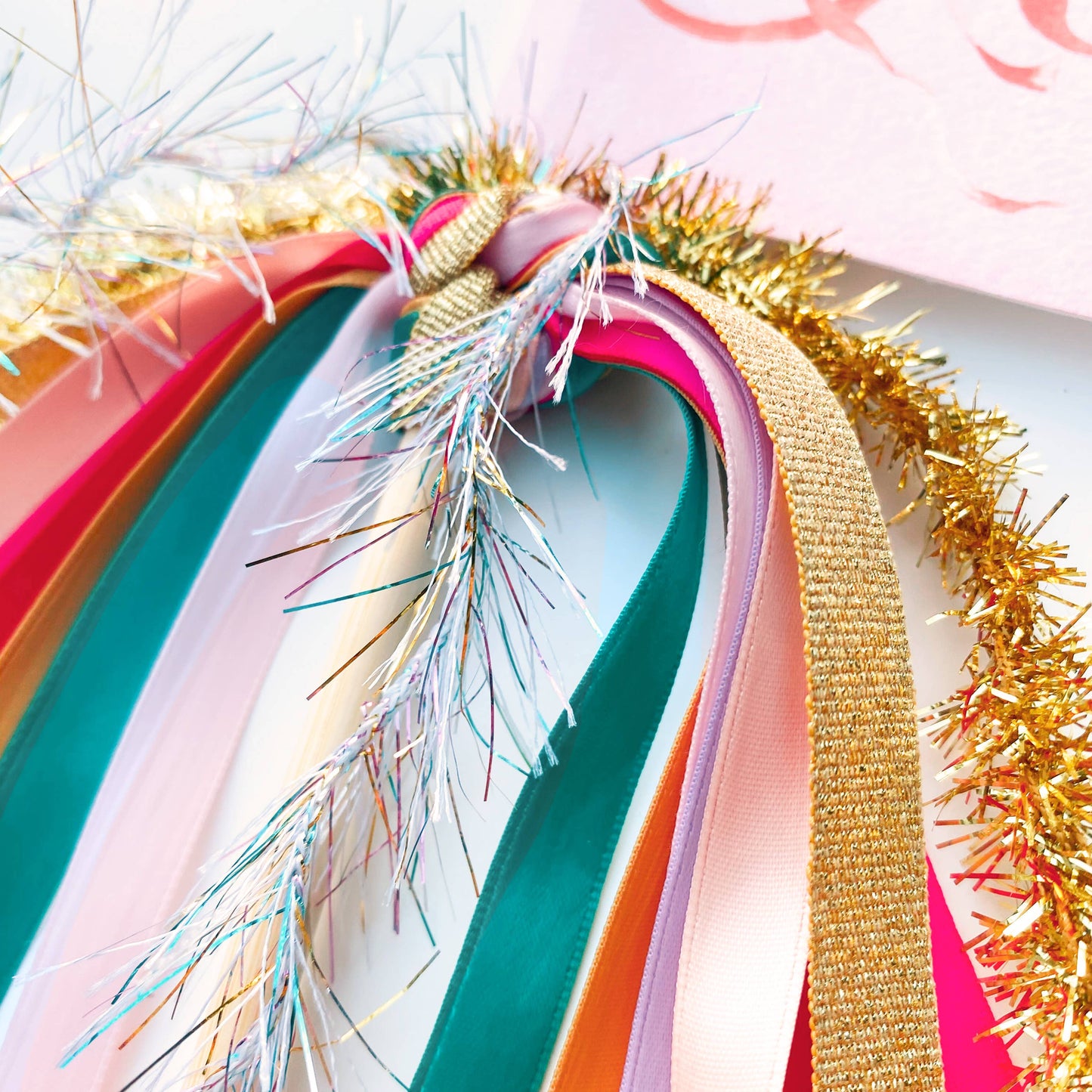 Party Pennant (Fa La La); Rainbow Christmas Decor