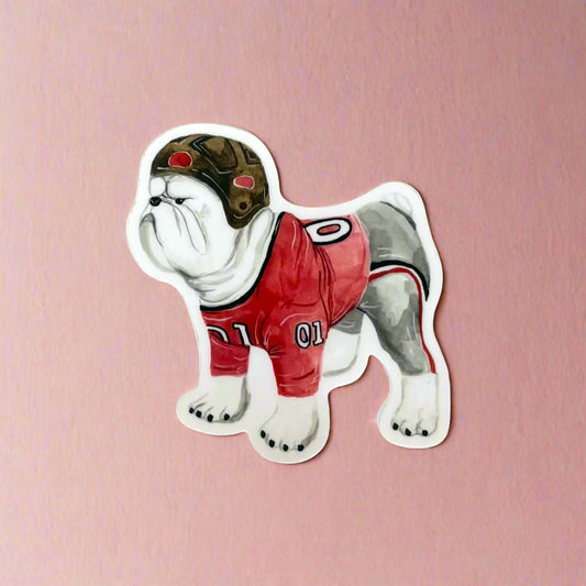Vinyl Sticker; Bulldog - Made By Shellie