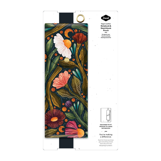 Notebook Pouch; Nightsky Floral