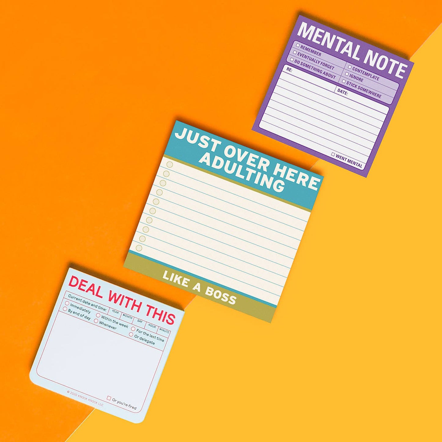 Sticky Notes; Adulting (100 Sheets, 4x4 inches)