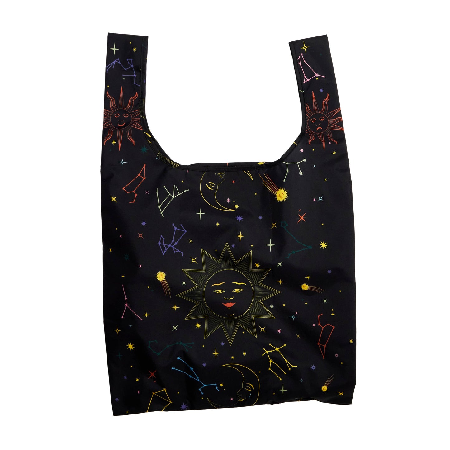 Original Duckhead Tote Bag; Zodiac Signs (Black, Eco Friendly, Upcycled)