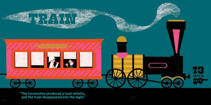 Board Book; Around the World in 80 Days: A BabyLit Transportation Primer