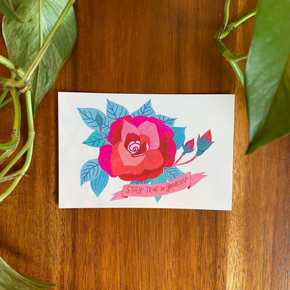 Postcard Set; Positive Affirmations (10 postcards) By Dream Folk Studio