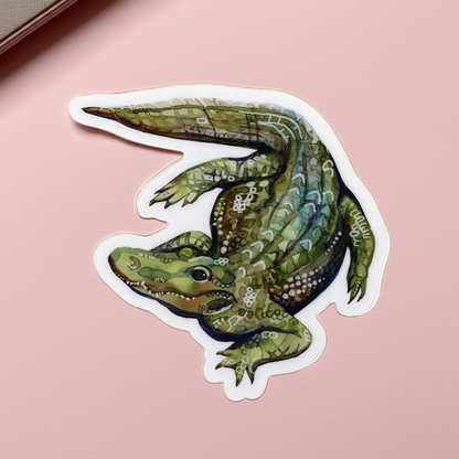 Vinyl Sticker; Alligator - Made By Shellie