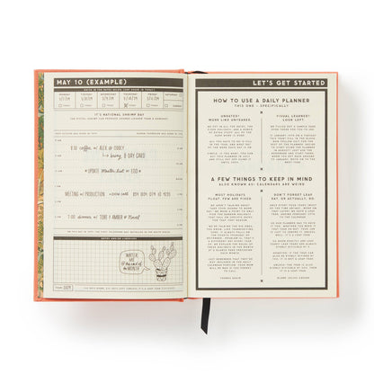 Undated Daily Planner; Part-Time Adult