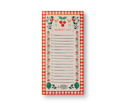 Rifle Paper Co. Notepad; Cherry Farm Market Pad (Attachable Magnet)