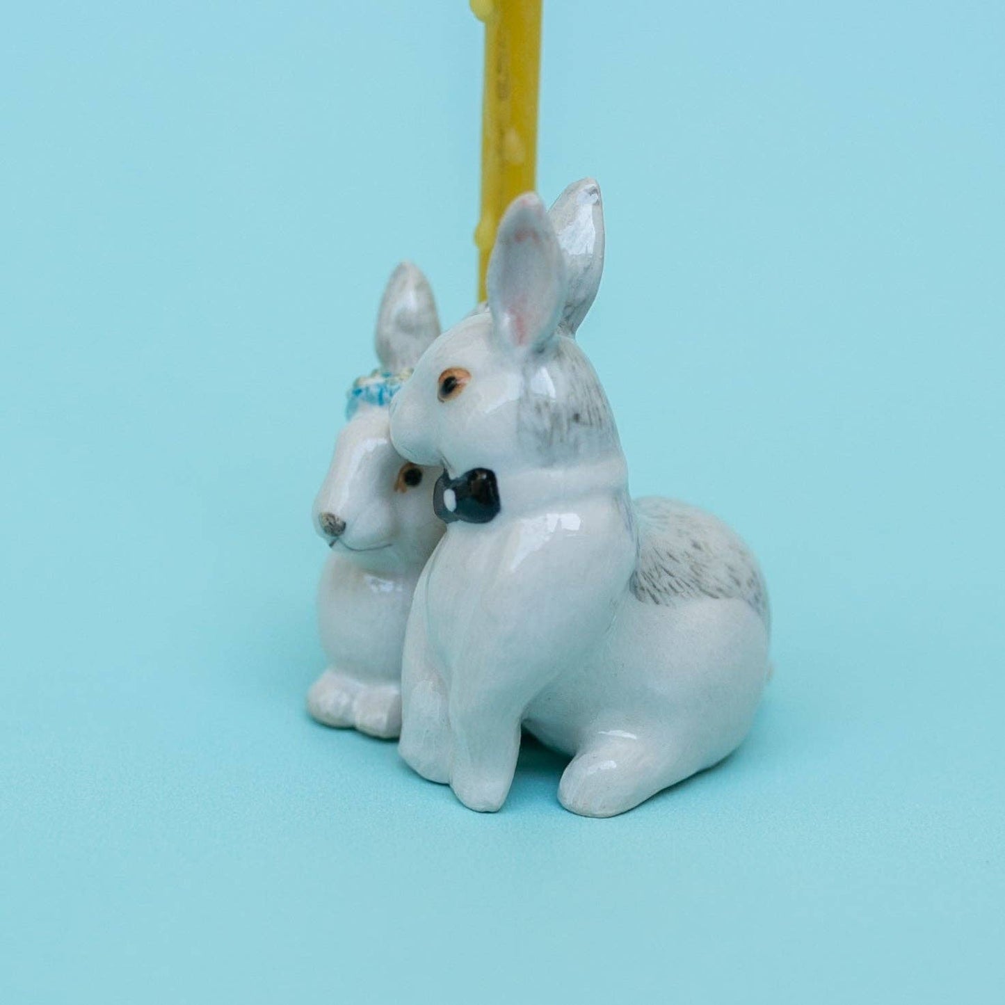 Camp Hollow Cake Topper; Love Bunnies (Wedding Cake Topper)