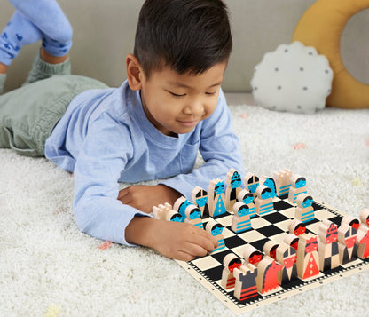 Chess Set; On The Move (Wooden)