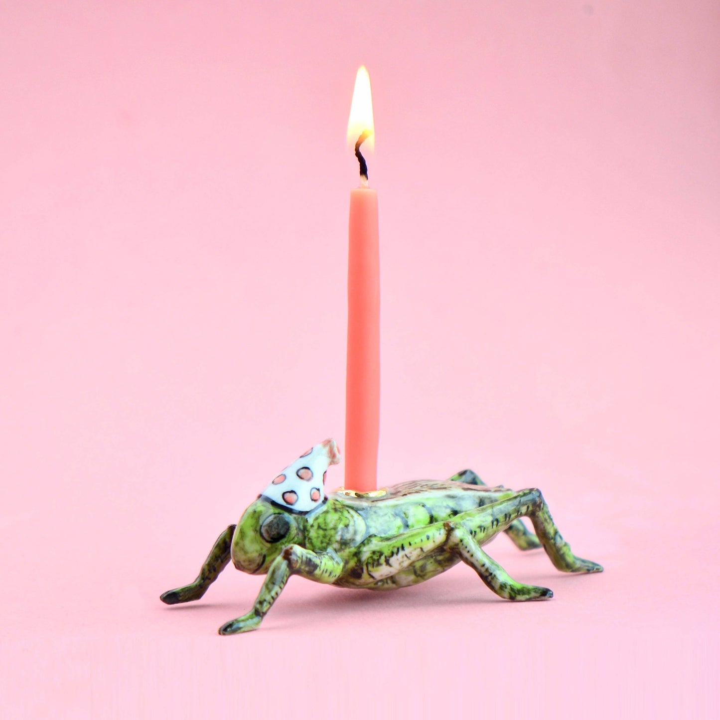 Camp Hollow Cake Topper; Cricket (Hand-Painted Porcelain)