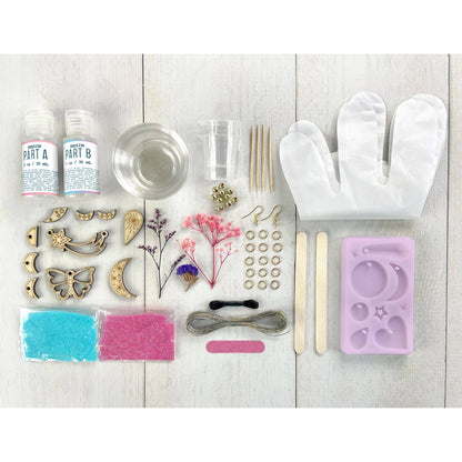 Wish Craft; Wood + Resin Charm Jewelry Kit