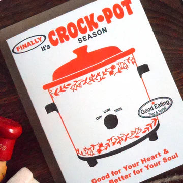 Greeting Card; Crock-Pot Season