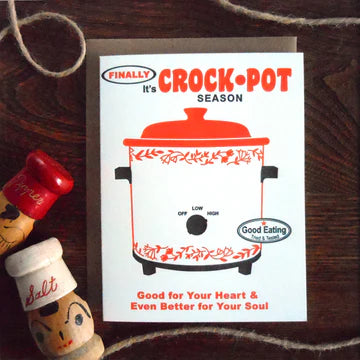 Greeting Card; Crock-Pot Season