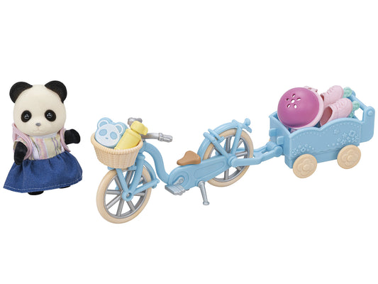 Calico Critters; Cycle & Skate Set (Panda Girl)