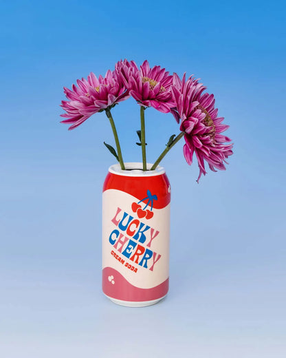 Ceramic Vase; LUCKY CHERRY CREAM SODA By Ban.dō