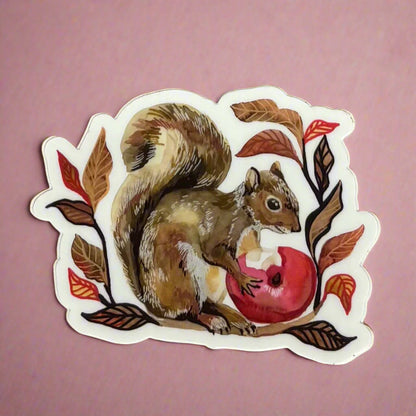 Vinyl Sticker; Squirrel - Made By Shellie