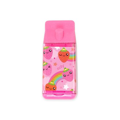 Ooly Scented Erasers + Sharpeners; Lil' Juicy Box (4 Fruity Scents)
