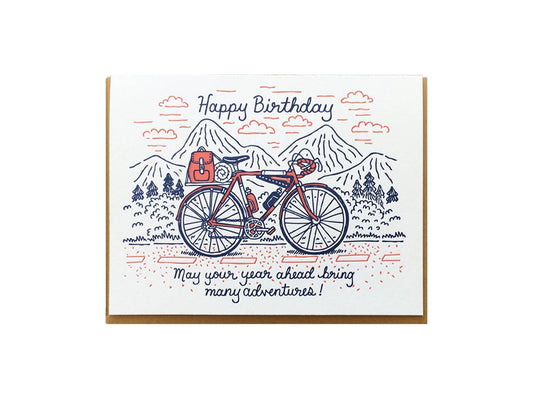 Birthday Card; Bicycle