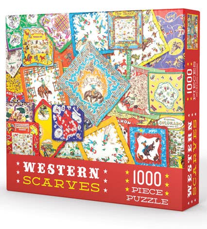 Jigsaw Puzzle; Western Scarves (1,000 Pieces)