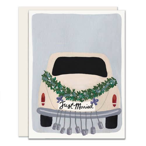 Wedding Card; Just Married, Getaway Car
