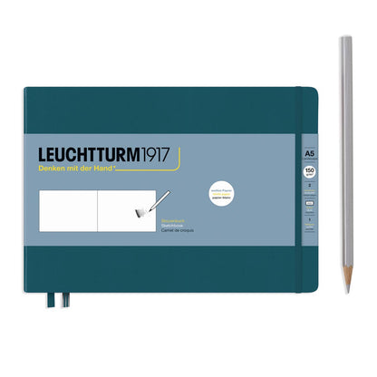LEUCHTTURM1917 Sketchbook - 150g/m² Paper Plain: Square / Black