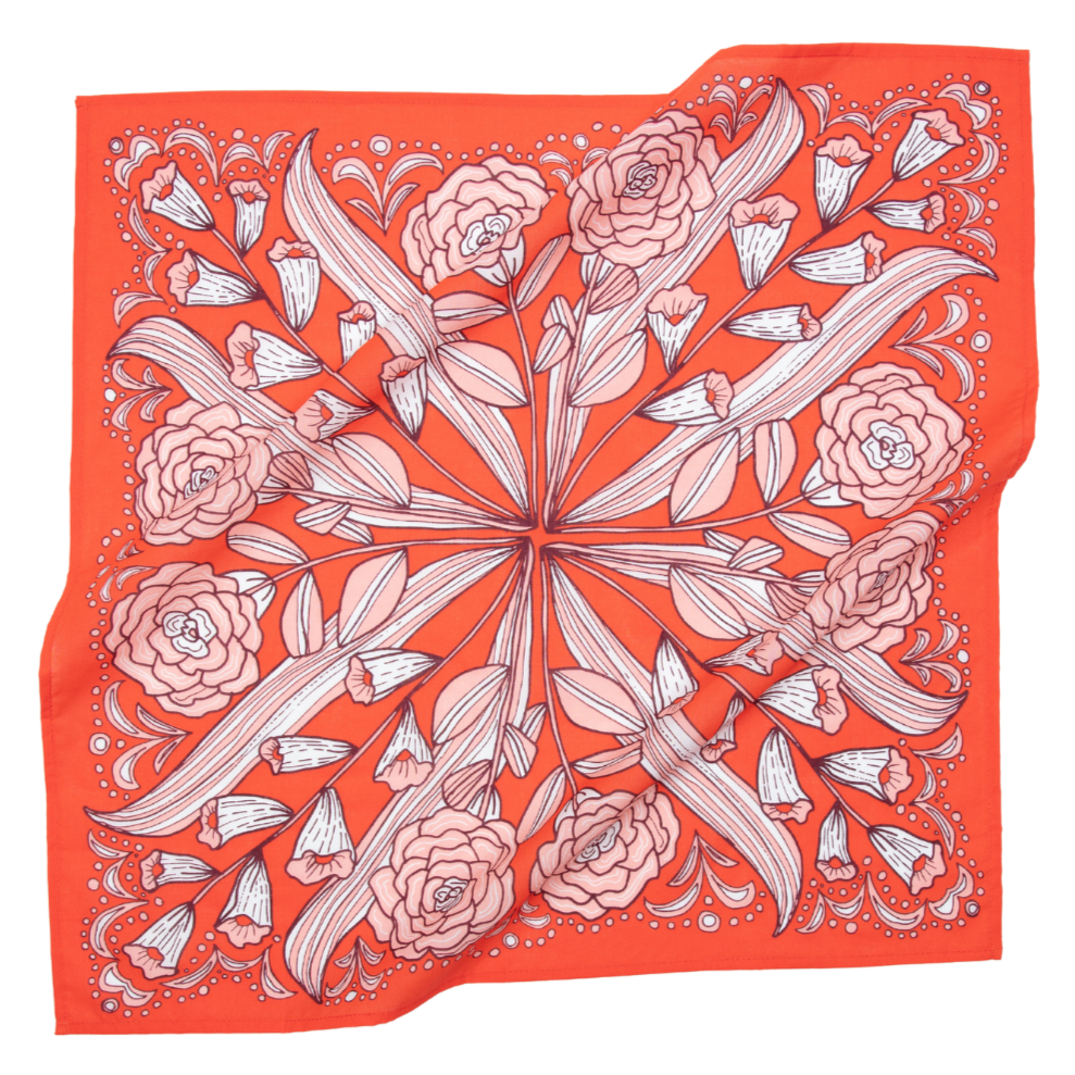 Bandana; 22" Greta By Handker Bandanas (100% Premium Cotton)