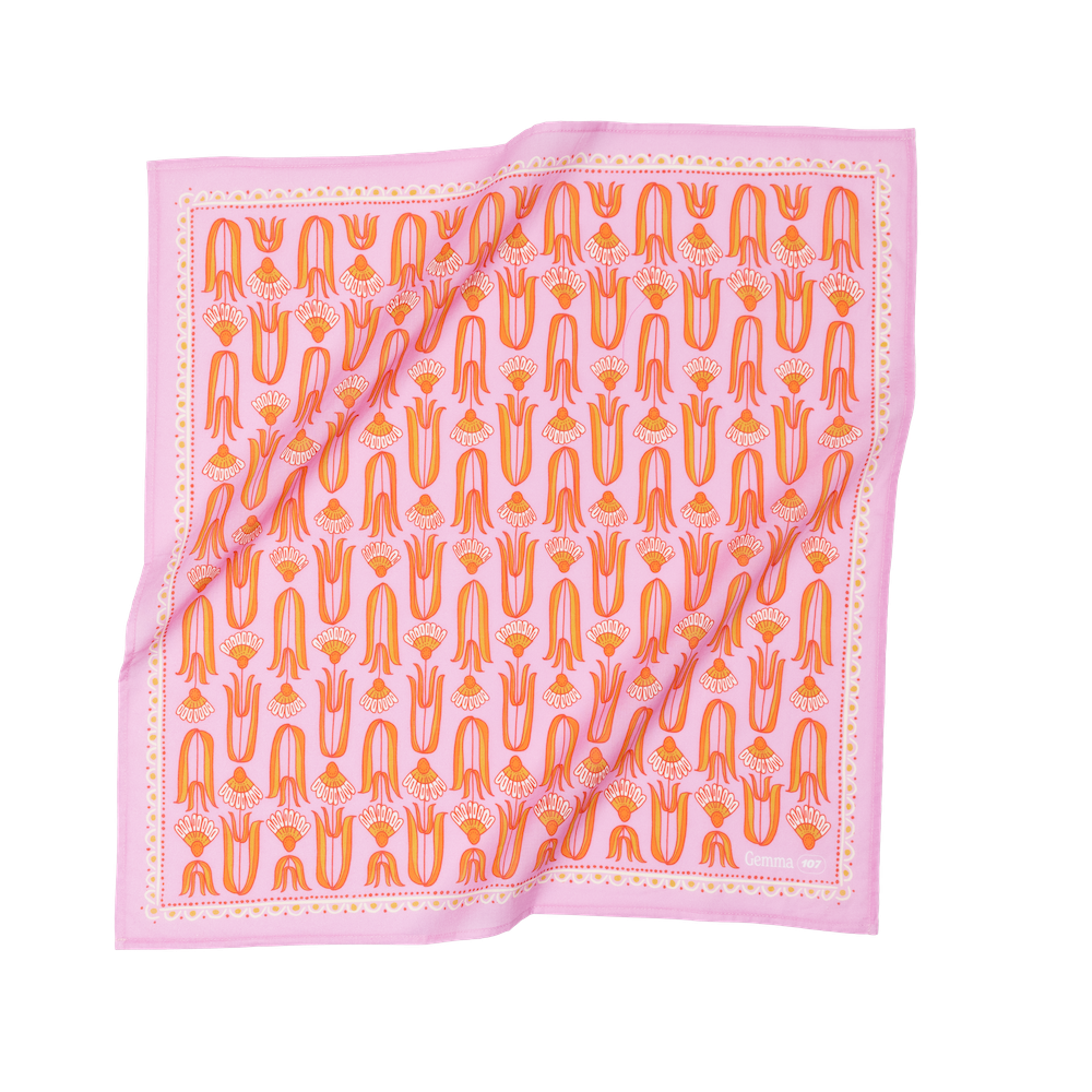Bandana; 22" Gemma By Handker Bandanas (100% Premium Cotton)