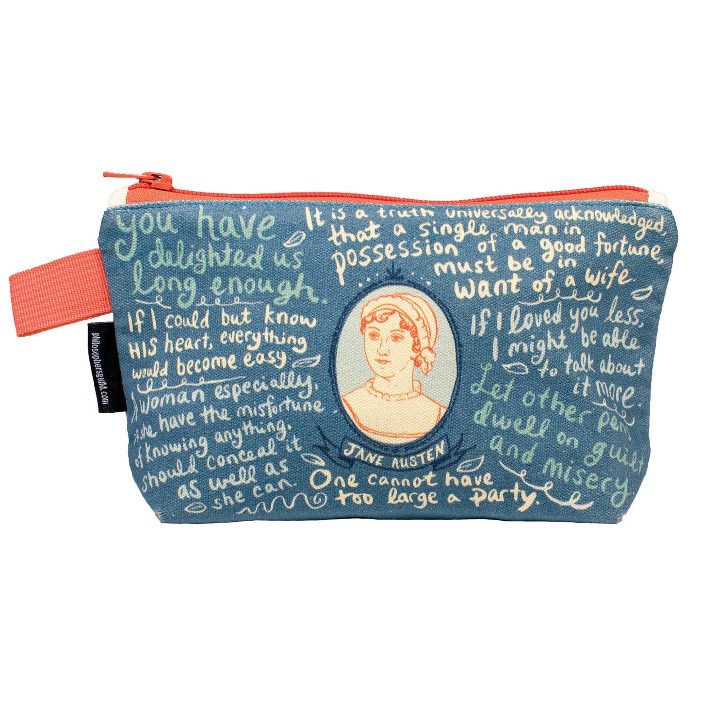 Zipper Bag; Jane Austen