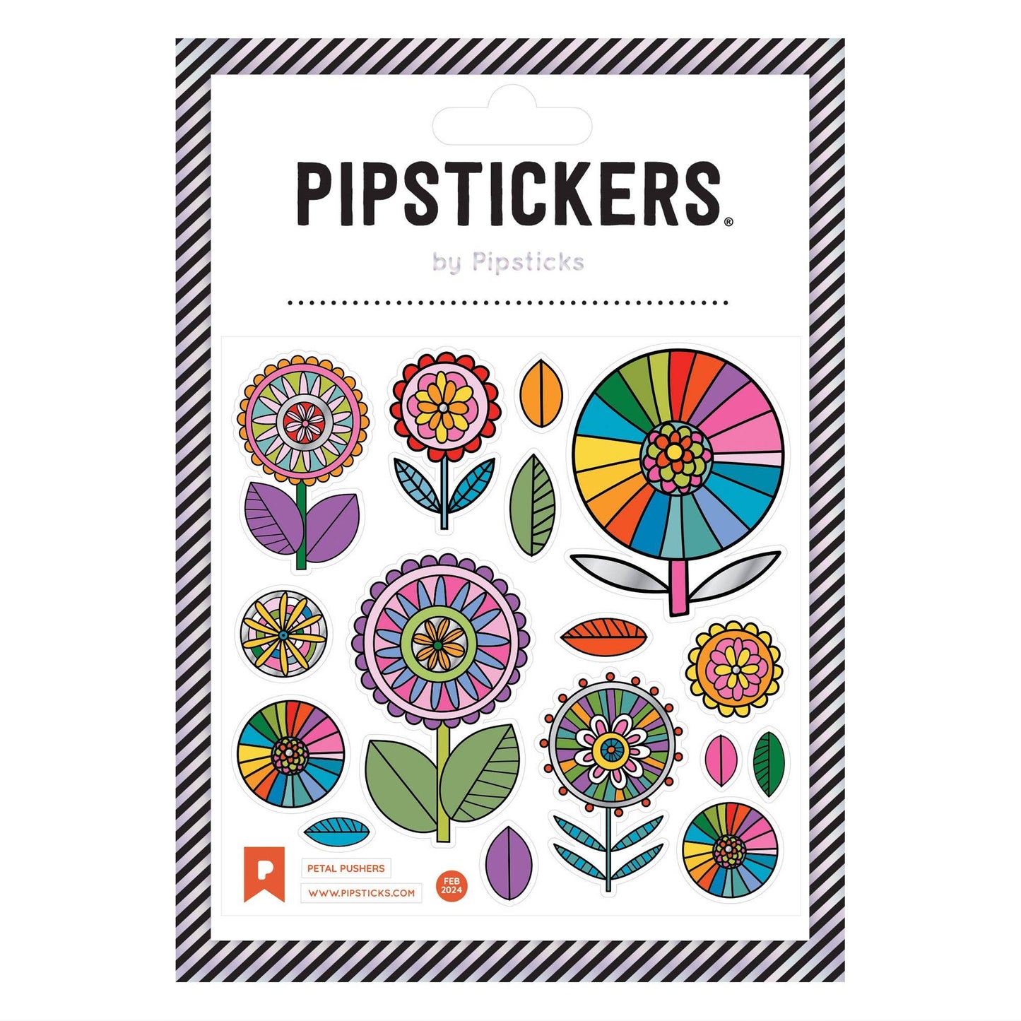 Pipsticks Sticker Sheet; Petal Pushers