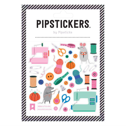 Pipsticks Sticker Sheet; Needle Little Love