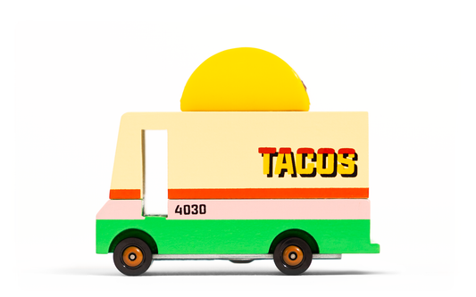 Candylab Taco Van (Wooden Diecast Toy)