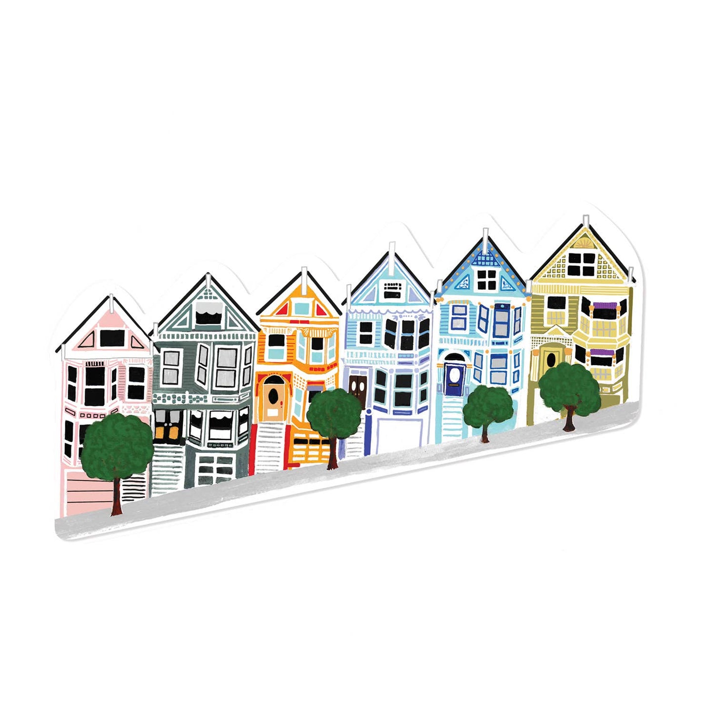 Vinyl Sticker; Painted Ladies