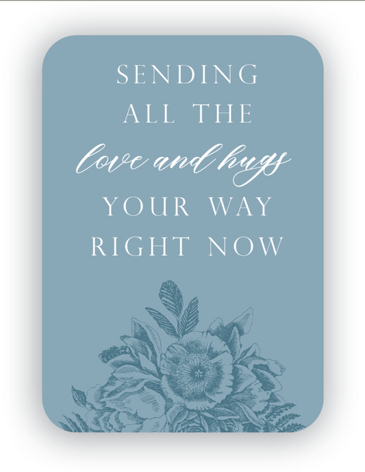 Mini Card; Love and Hugs (With Envelope)