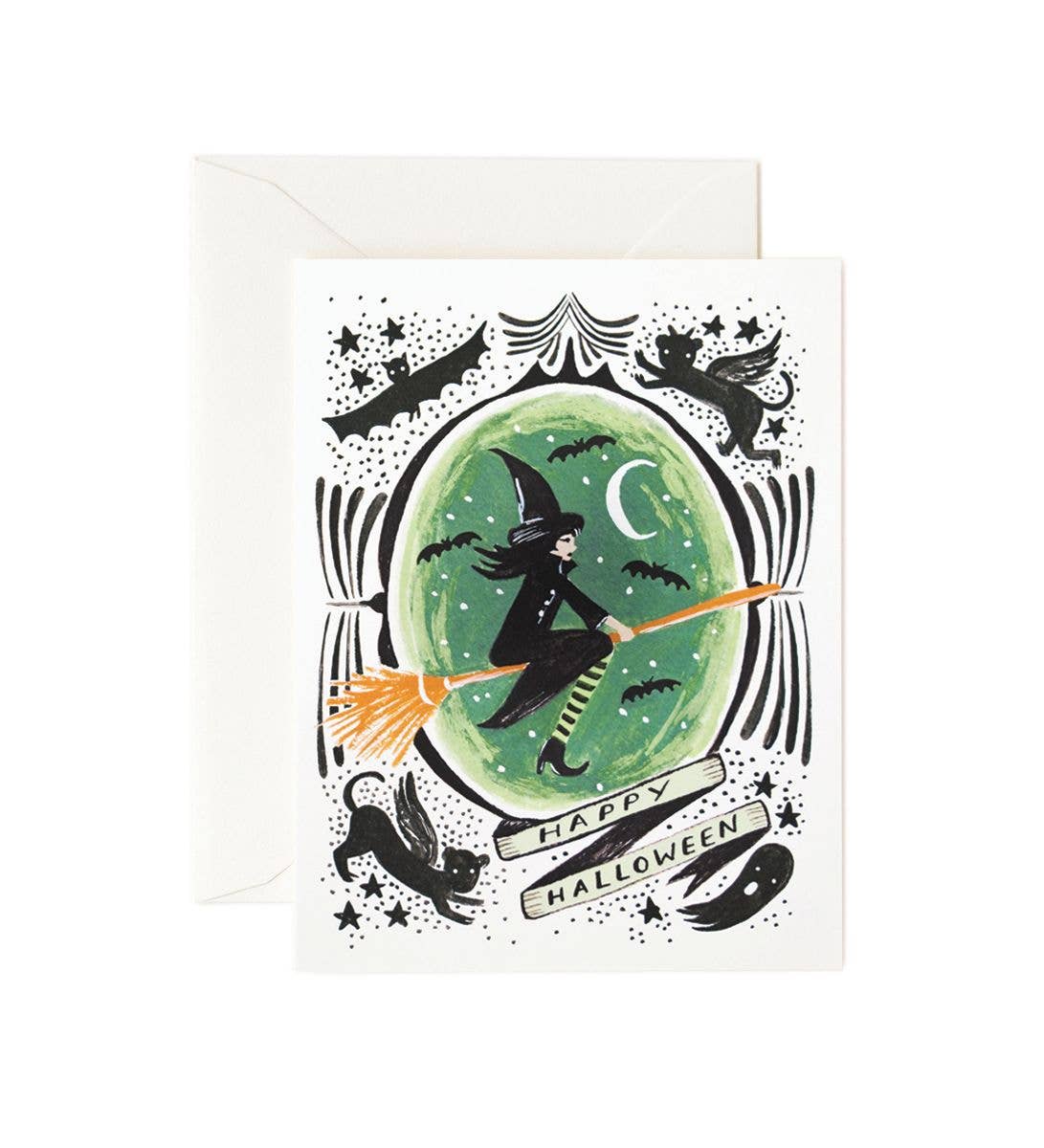 Rifle Paper Co. Halloween Card; Witch of the West